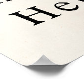 11x14 Square Poster Personalisiertes Plakatpapier (Ecke)