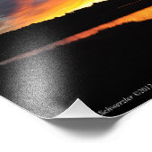 11X14 Sunset Streaks Fotodruck (Ecke)