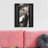 11x14" Terra’s Tender Whisper Abstract Brown Flowe Leinwanddruck (Insitu (Wohnzimmer))