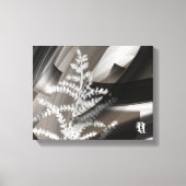 11x14" Terra’s Tender Whisper Abstract Brown Flowe Leinwanddruck (Vorderseite)