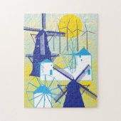 11x14 Windmills Puzzle für Colorblinde (Vertikal)