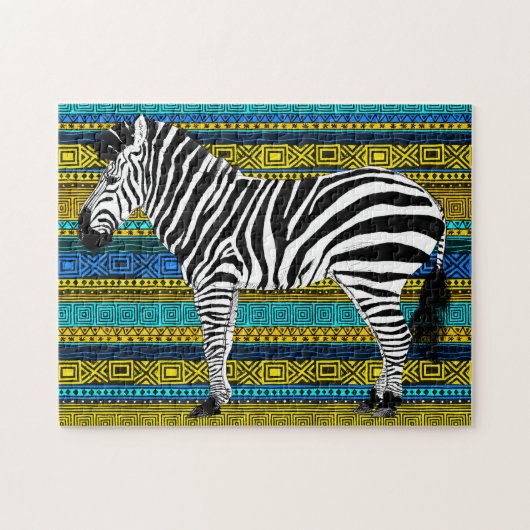 11x14 Zebra Puzzle für Colorblinde (Horizontal)