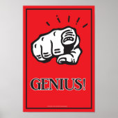 11x16 Genius-Poster Poster (Vorne)