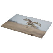 11x8 Eintauchen in Red Tail Hawk Hovering Schneidebrett (Ecke)