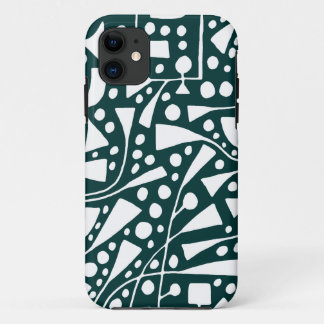 12012 White on Dark Green Case-Mate iPhone Hülle