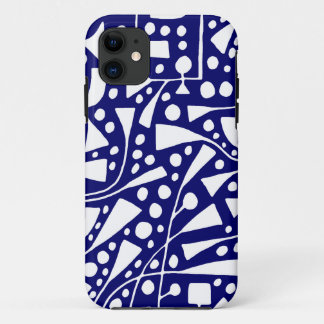 12012 White on Deep Navy Case-Mate iPhone Hülle