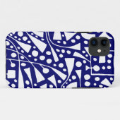 12012 White on Deep Navy Case-Mate iPhone Hülle (Rückseite (Horizontal))