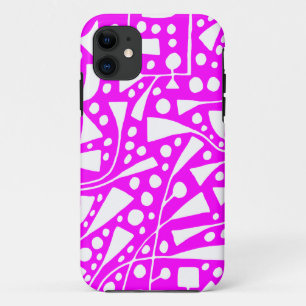 12012 White on Magenta Case-Mate iPhone Hülle