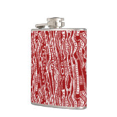 12015 - Ruby Red on White Flachmann (Links)