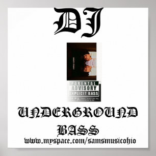 120262768973228, DJ, UNTERGRUND BASS, www.my.. Poster