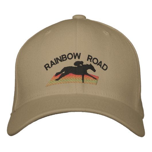 120571192663364792, RAINBOW-STRASSE BESTICKTE KAPPE (Vorderseite)