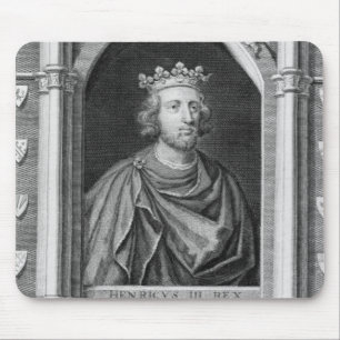 (1207-72) König Henry-III England ab 1216, Mousepad