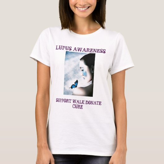 1209404139_00m, LUPUS AWARENESS, SUPPORT WALK D.. T-Shirt (Vorderseite)