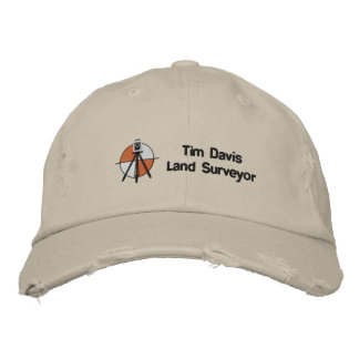120971495649248493, Tim DavisLand Surveyor Bestickte Kappe