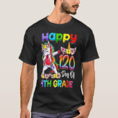 120 Days Of 4th Grade - 120th Day Of School Dabbin T-Shirt (Vorderseite)