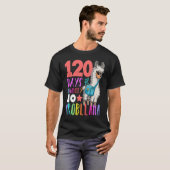 120 Days Of School No Prob llama Llama Teacher And T-Shirt (Vorne ganz)