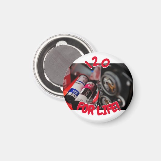 120 für das Leben Magnet (Vorderseite/Rückseite)