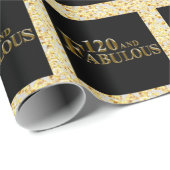 120 Geburtstag Geschenkpapier (Rolleneckpunkt)