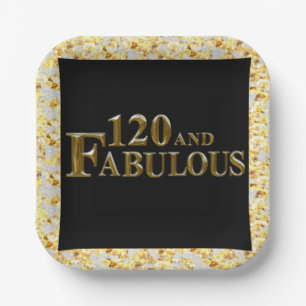 120. Geburtstag  Pappteller