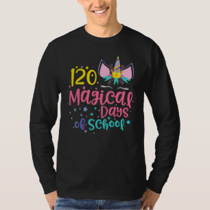 120 Magische Tage 120. Schultag Unicorn Teac T-Shirt