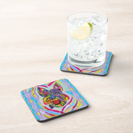 120 - Schnauzer-Untersetzer Getränkeuntersetzer (Rechte Seite)