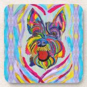 120 - Schnauzer-Untersetzer Getränkeuntersetzer (Vorderseite)