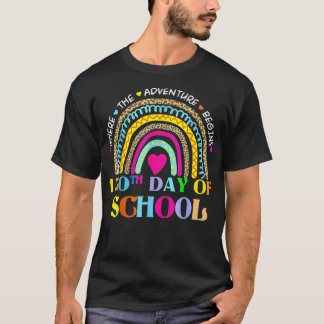120. Schullehrer 120 Tage klüger Regen T-Shirt