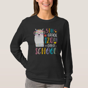 120. Schultag Kein Prob Llama 120 Tage der 5. Klas T-Shirt