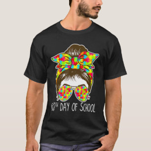 120 Tage Schule Unordentlicher Dutt Sonnenbrille A T-Shirt