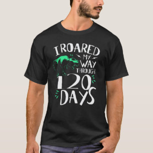 120 Tage Schult-Shirt Erstklässler Lehrer Kinder T-Shirt