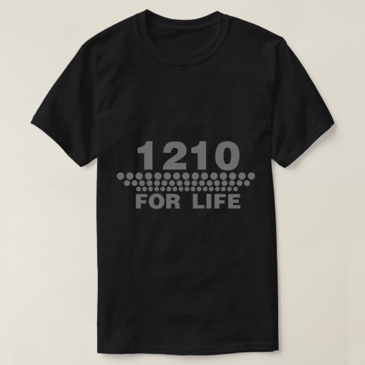 1210 For Life - Technics Turntable Vinyl Essential T-Shirt (Design vorne)