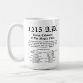 1215 A.D.™ Magna Carta Baron Enforcers Classic Tas Kaffeetasse (Links)
