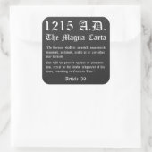 1215 A.D.™ The Magna Carta Article 39 Stickers (Tasche)