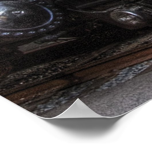 1218 - Gewartet für Abfahrt Poster (Ecke)