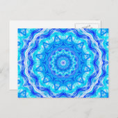 121 SeaStar Mandala verzaubert Postkarte (Vorne/Hinten)