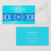 121 verzaubertes modernes Licht SeaStar Mandala Visitenkarte (Vorne/Hinten)