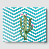 122 Page Wedding Gästebuch Boho Cacti Cactus Succu (Rückseite)