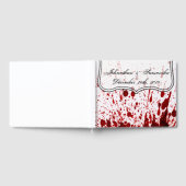122 Page Wedding Guestbook Blood Spritzer Vampire Gästebuch (Voll)