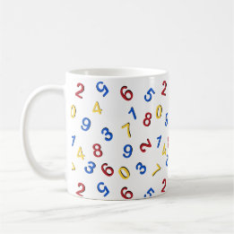123 Rot-Gelb-Blau Kaffeetasse