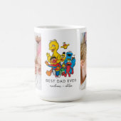 123 Sesamstraße | Bester Papa - Foto Kaffeetasse (Mittel)