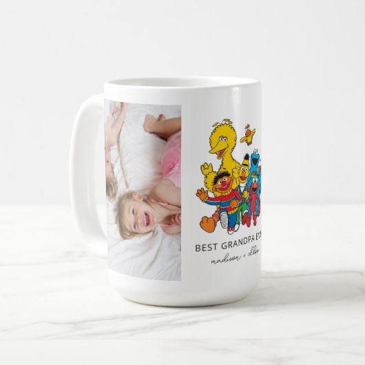 123 Sesamstraße | Opa-Foto Kaffeetasse (Vorderseite Links)