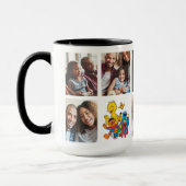 123 Sesamstraße | Vater - FotoCollage Tasse (Links)