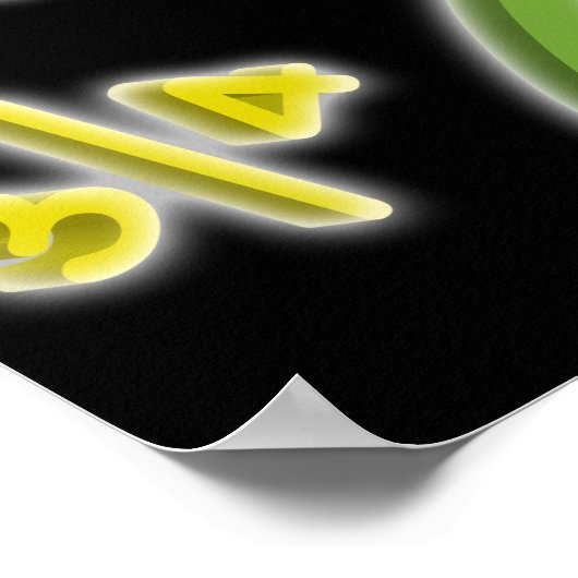 123 Zahlen Math Poster (Ecke)