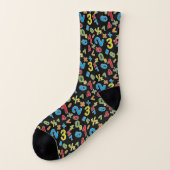123 Zahlen Mathematik Socken (Links - Außen)