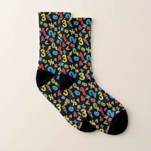 123 Zahlen Mathematik Socken (Paar)