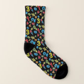 123 Zahlen Mathematik Socken (Links - Innen)