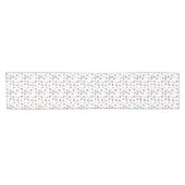 123 Zahlen Rot-Gelb-Blau Kurzer Tischläufer (Horizontal)