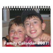 12406cd 001, Familien-Kalender 2007! Kalender (Titelbild)