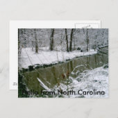 124, Hallo aus North Carolina Postkarte (Vorne/Hinten)
