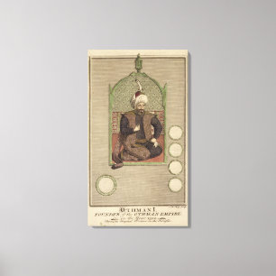 (1259-1326) Gründer Osman Is des Osmanischen Leinwanddruck